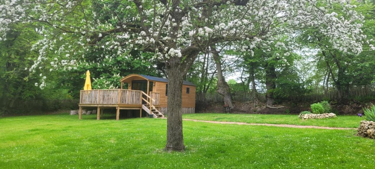 Roulotte Escapade Nature A Morainville - Normandie Εξωτερικό φωτογραφία